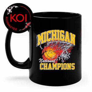 Michigan Men’s Basketball Flame 2026 NCAA Ntional Champions Ceramic Mug Cup