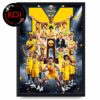 Michigan Wolverines Men’s Basketball 2026 NCAA National Champions Home Decor Poster Canvas