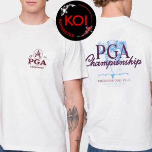 PGA Championship Golf Aronimink Golf Club 2026 Two Sided T-Shirt