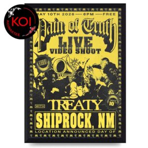 Pain Of Truth Live Video Shoot Treaty Shoprock NM 2026 Home Decor Poster Canvas