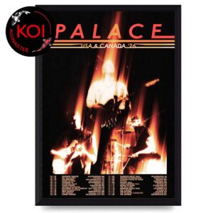 Palace Band 2026 USA Canada Tour Dates Home Decor Poster Canvas