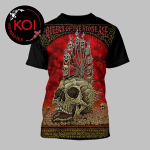 Queens Of The Stone Age Arlene Schnitzer Concert Hall 2026 Portland Oregon April 27th All Over Print T-Shirt