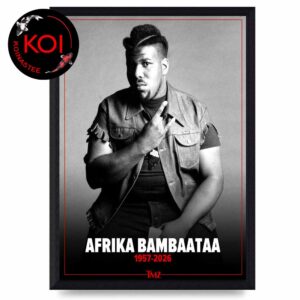 RIP Afrika Bambaataa Hip Hop Pioneer 1957 2026 Home Decor Poster Canvas