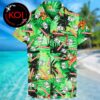 Radiohead Bear Cry Coconut Tree Sunset Aloha Hawaiian Shirt