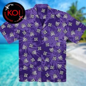 Radiohead Logo Tropical Pattern Purple Aloha Hawaiian Shirt