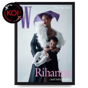 Rihanna And Rocki W Magazine 2026 Cover Issue Home Decor Poster Canvas