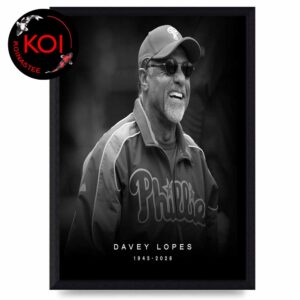 Rip Davey Lopes Death 1945 2025 Hall Of Fame Home Decor Poster Canvas