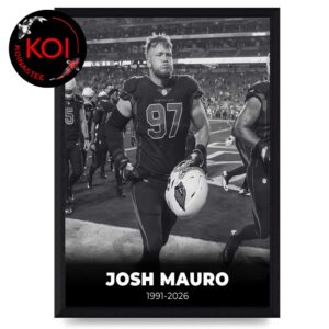 Rip Josh Mauro Death Thank You For Memories Home Decor Poster Canvas