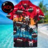 Roman Reigns WWE Logo Summer Sunset Pattern Aloha Hawaiian Shirt