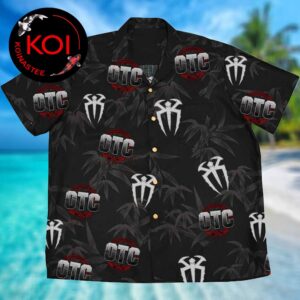 Roman Reigns Logo Wrestling Pattern Aloha Hawaiian Shirt