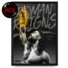 Roman Reigns World Heavyweight Champion 2026 Wrestlingmania Vegas WWE Home Decor Poster Canvas