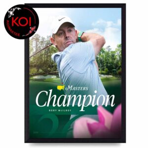 Rory Mcilroy 2026 The Masters Champions Home Decor Poster Canvas