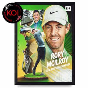 Rory Mcilroy 2026 Win The Masters Tournament Champions Back To Back Home Decor Poster Canvas
