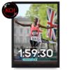 Sabastian Sawe London Men’s Marathon 2026 Two Sub Two Home Decor Poster Canvas