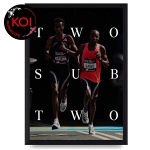 Sabastian Sawe London Men’s Marathon 2026 Two Sub Two Home Decor Poster Canvas