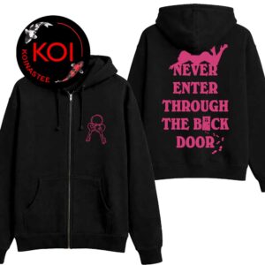 Sabrina Carpenter Never Enter Through The Back Door Coachella 2026 Zip Hoodie