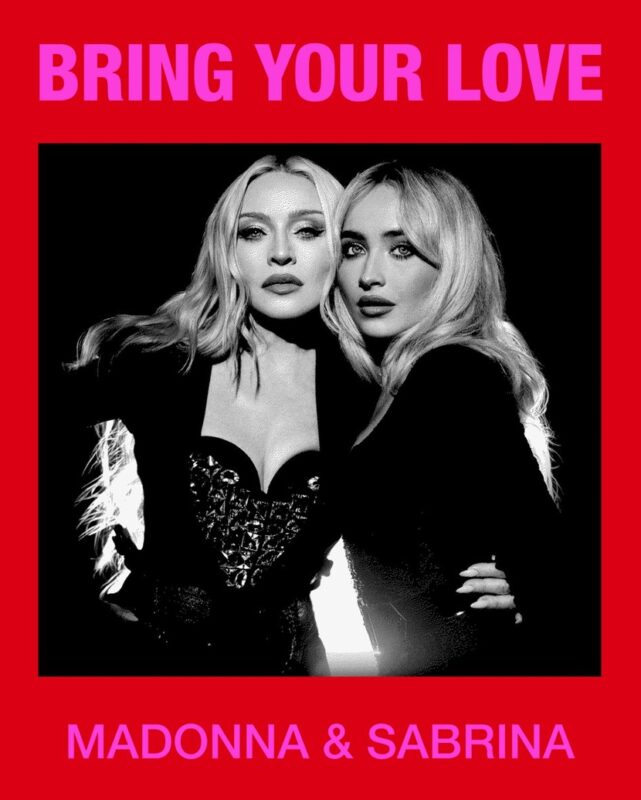 Sabrina Carpenter and Madonna Announce New Song “Bring Your Love” Releasing April 30, 2026