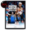 Shai Gilgeous Alexander SGA Clutch Player Of The Year 2026 Home Decor Poster Canvas