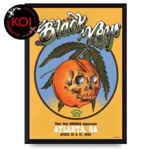 The Black Keys Atlanta GA 2026 April 26th 27th Home Decor Poster Canvas