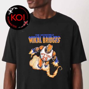 The Invincible Mikal Bridges Iron Man New York Knicks Unisex T Shirt