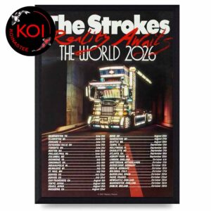 The Strokes 2026 Tour Dates Reality Awaits Home Decor Poster Canvas