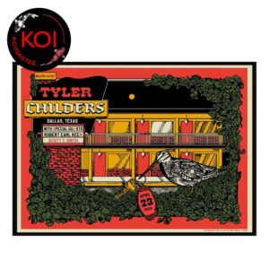 Tyler Childers Dallas TX 2026 The Dos Equis Pavilion April 23rd Home Decor Poster Canvas