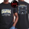 UCLA Women’s Basketball 2026 NCAA National Champions Schedule Two Sided T-Shirt UCLA Women’s Basketball 2026 NCAA National Champions Schedule Two Sided T-Shirt