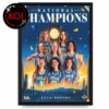 UCLA Women’s Basketball 2026 The First National Champions Home Decor Poster Canvas