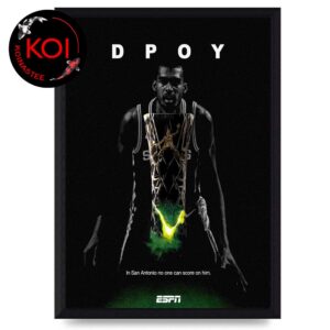 Victor Wembanyama NBA Defensive Player of the Year In San Antonio No One Can Score On Him Home Decor Poster Canvas