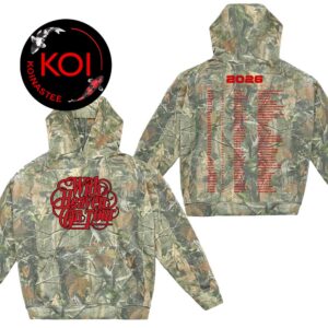 Zach Bryan 2026 With Heaven On Tour Dates Camo Real Tree All Over Print Hoodie