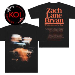 Zach Bryan 2026 With Heaven On Tour Dates Exposure Two Sided T-Shirt