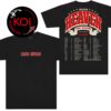 Zach Bryan 2026 With Heaven On Tour Dates Two Sided T-Shirt