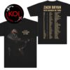 Zach Bryan Lincoln Nebraska 2026 April 25th Two Sided Hoodie T-Shirt