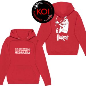 Zach Bryan Lincoln Nebraska 2026 April 25th Two Sided Hoodie T-Shirt