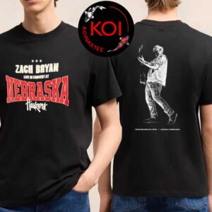 Zach Bryan Lincoln Nebraska 2026 April 25th Two Sided T-Shirt