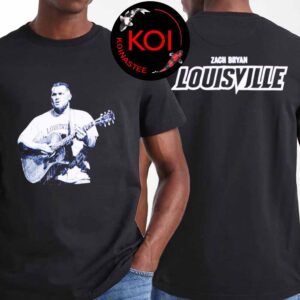 Zach Bryan x Louisville Cardinals 2026 Credit Union Stadium April 11th Photo Two Sided T-Shirt