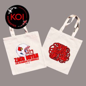 Zach Bryan x Louisville Cardinals 2026 Credit Union Stadium April 11th Tote Bag