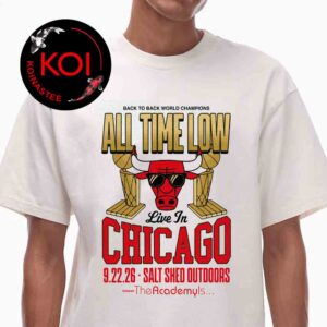 All Time Low Salt Shed Outdoors 2026 Chicago September 22nd  Unisex T-Shirt