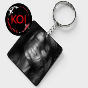 Ariana Grande Petal Album Cover Acrylic Wood Keychain