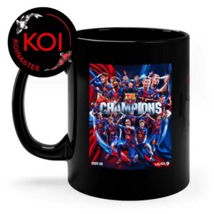 Barcelona 2026 Laliga Champions Campions Ceramic Mug Cup