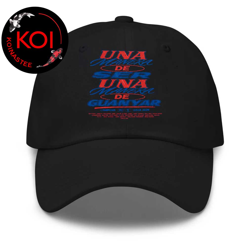 Barcelona LaLiga Winners 2026 Una Manera De Ser Una Manera De Guanyar Classic Hat Cap Snapback Barcelona LaLiga Winners 2026 Una Manera De Ser Una Manera De Guanyar Classic Hat Cap Snapback