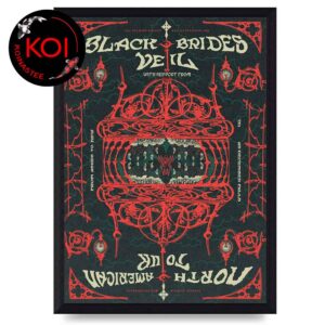 Black Veil Brides The Fillmore Detroit 2026 Michigan May 17th North American Tour Home Decor Poster Canvas