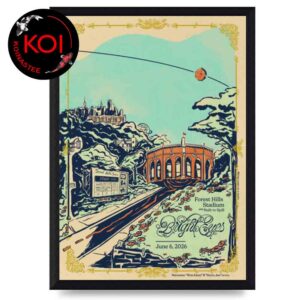 Bright Eyes Forest Hills 2026 June 6th Anniversary Show Home Decor Poster Canvas
