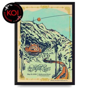 Bright Eyes Hollywood Bowl 2026 May 23rd Anniversary Show Home Decor Poster Canvas