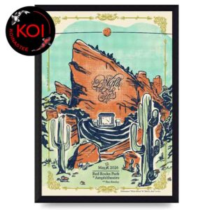 Bright Eyes Red Rocks Aphtitheatre 2026 May 12th Home Decor Poster Canvas