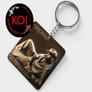 Chris Brown Brown New Album Cover 2026 Acrylic Wood Keychain