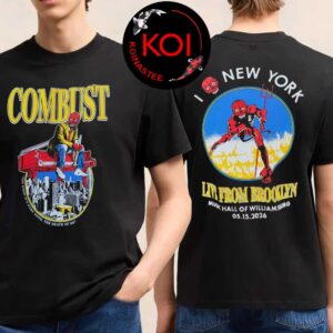 Combust NYHC Band Live From Brooklyn Music Hall Of Williamsburg Two Sided T-Shirt