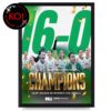 Barcelona Laliga Champions Campions 2025 2026 Season Home Decor Poster Canvas