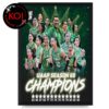 DLSU De La Salle University Lady Spikers 2026 Champion UAAP Season 88 Women’s Volleyball Home Decor Poster Canvas
