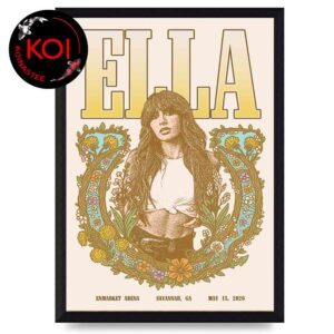 Ella Langley Enmarket Arena 2026 Savannah GA 15th May Home Decor Poster Canvas